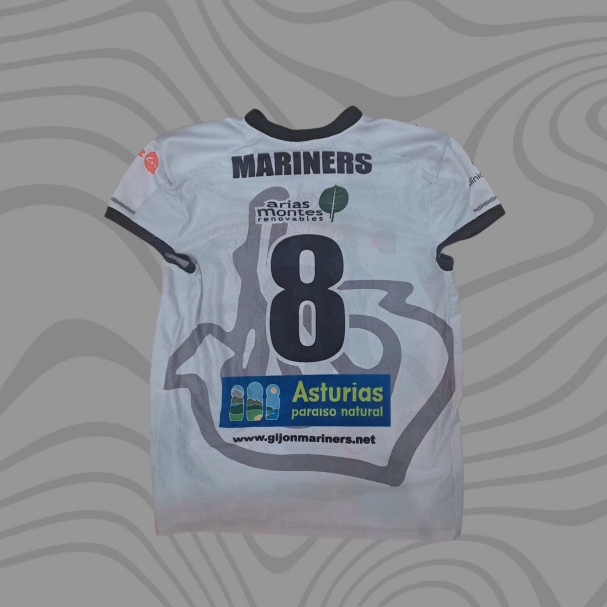 UNIFORMES DE JUEGO ANTIGUO - TACKLE -  Temps. 16, 17, 18, 19 Visitante. #8